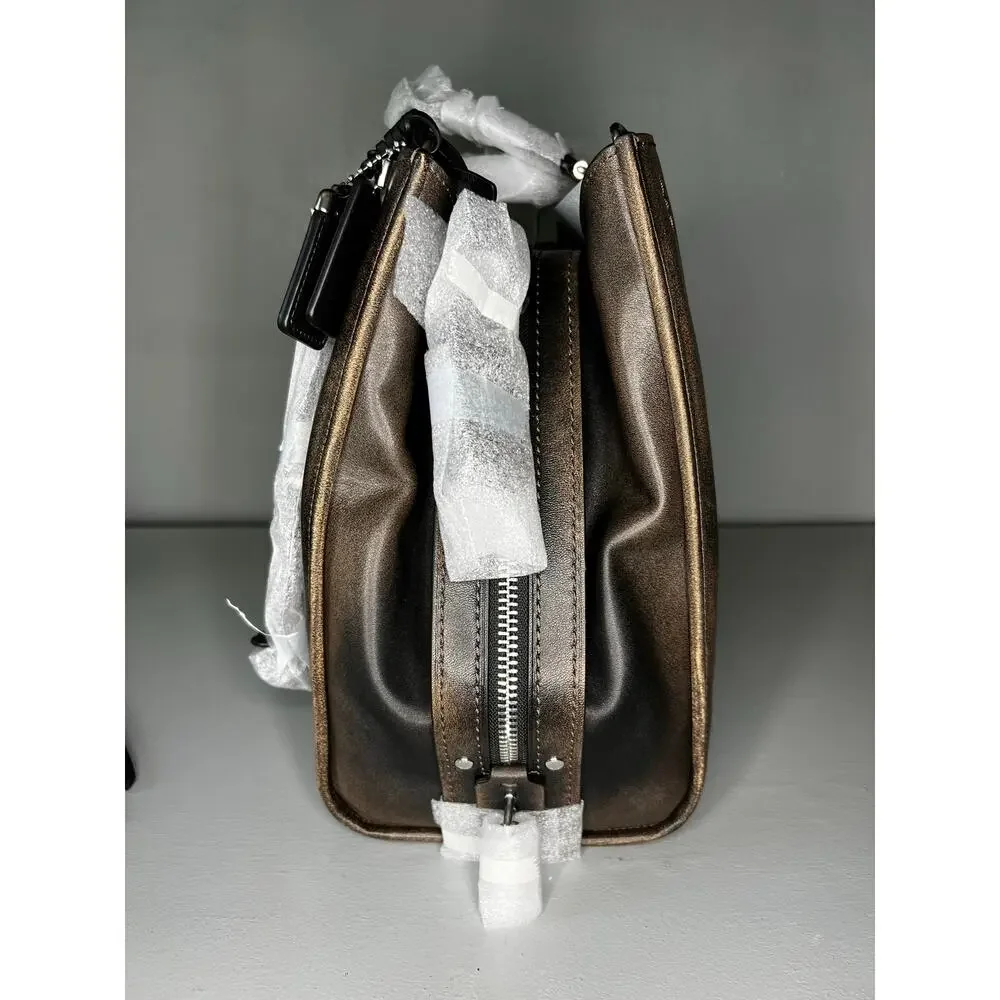 Coach Loved Leather Rogue 40 With Charms